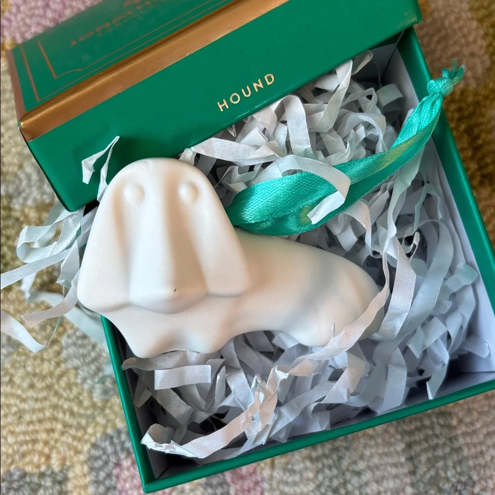 Jonathan Adler Porcelain Ornament HOUND NWT in box
